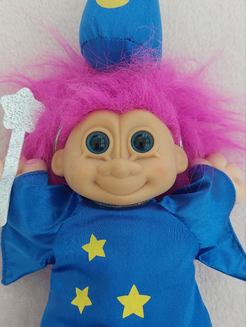 RUSS BERRIE "MY LUCKY WIZARD" Troll Doll - Picture 2 of 9